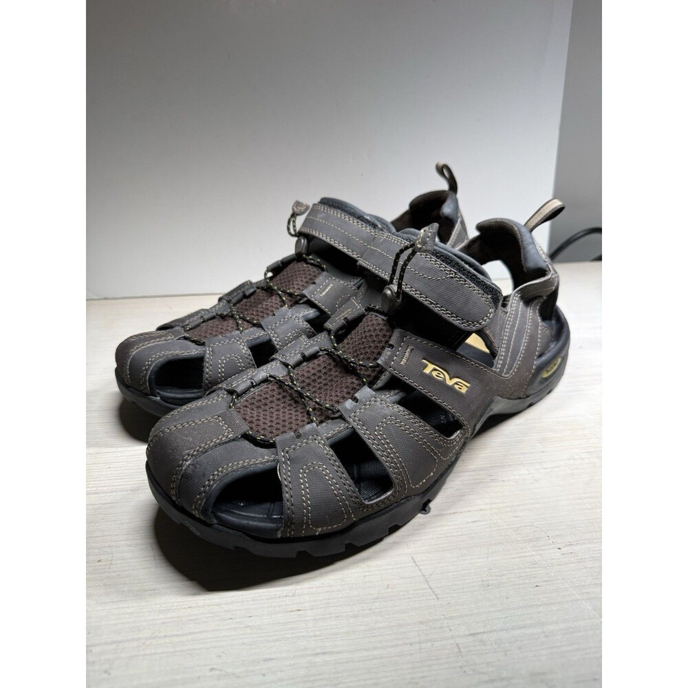Teva Forebay Sandals Mens 14 Brown Outdoor Fisherman Hiking Adjustable Water